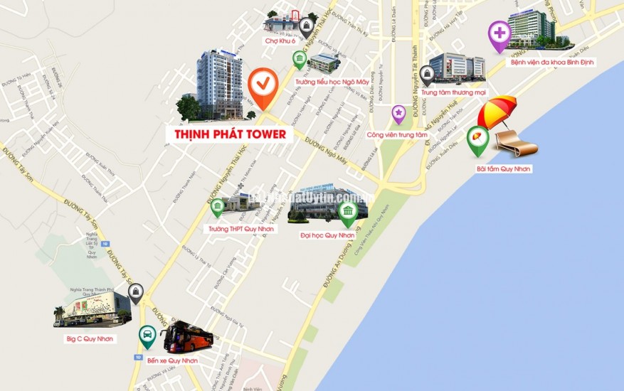 Bán nhà phố 3 tầng đường Thanh Niên, thành phố Quy Nhơn giá 9 tỷ 250 triệu